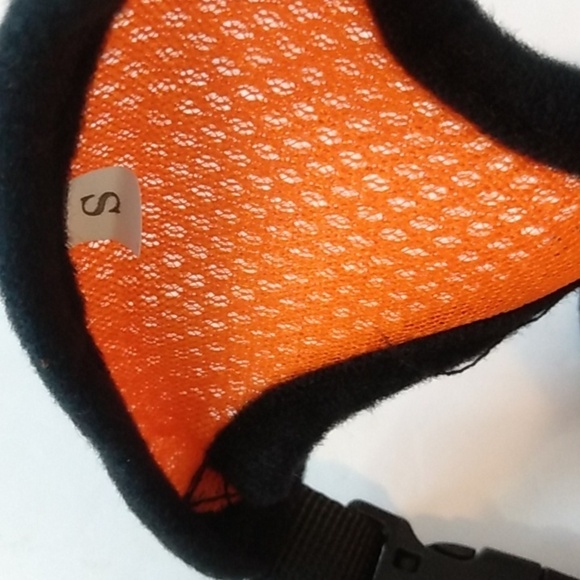 SMALL PET HARNESS VEST WITH LEASH ORANGE AND BLACK SIZE SMALL NWT - Picture 6 of 8